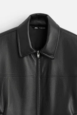 ZARA Blusões^BLUSÃO ACOLCHOADO EM POLIÉSTER Preto