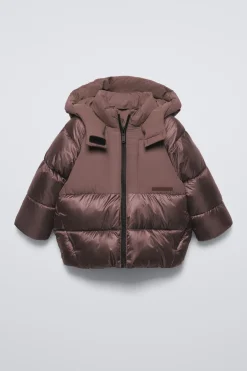BLUSÃO ACOLCHOADO WATER REPELLENT-ZARA Online