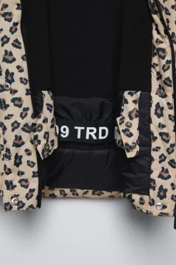 BLUSÃO ANIMAL PRINT WATER REPELLENT E WINDPROOF SKI COLLECTION-ZARA Online