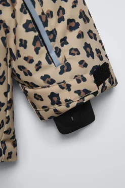 BLUSÃO ANIMAL PRINT WATER REPELLENT E WINDPROOF SKI COLLECTION-ZARA Online