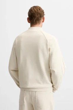 ZARA Blusões^BLUSÃO BOMBER COMBINADO Cru
