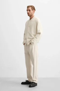 ZARA Blusões^BLUSÃO BOMBER COMBINADO Cru
