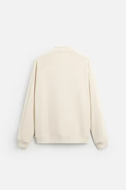 ZARA Blusões^BLUSÃO BOMBER COMBINADO Cru