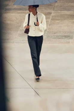 ZARA Blusões^BLUSÃO BOMBER CURTO Cru