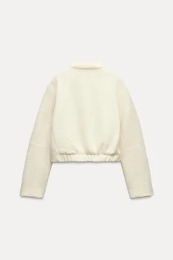 ZARA Blusões^BLUSÃO BOMBER CURTO Cru