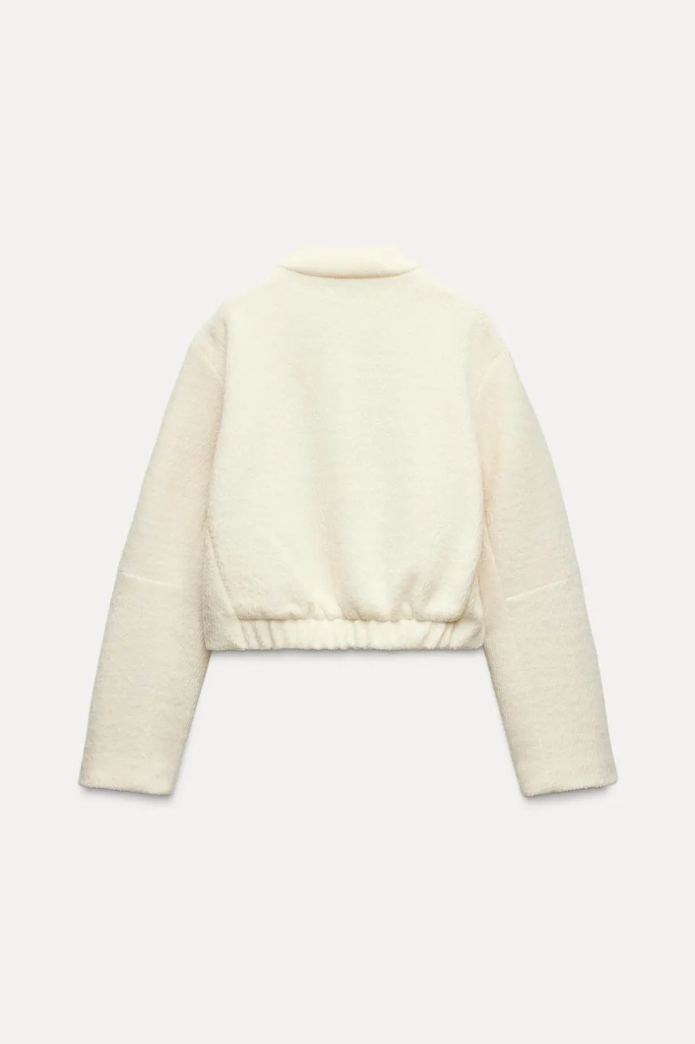 ZARA Blusões^BLUSÃO BOMBER CURTO Cru
