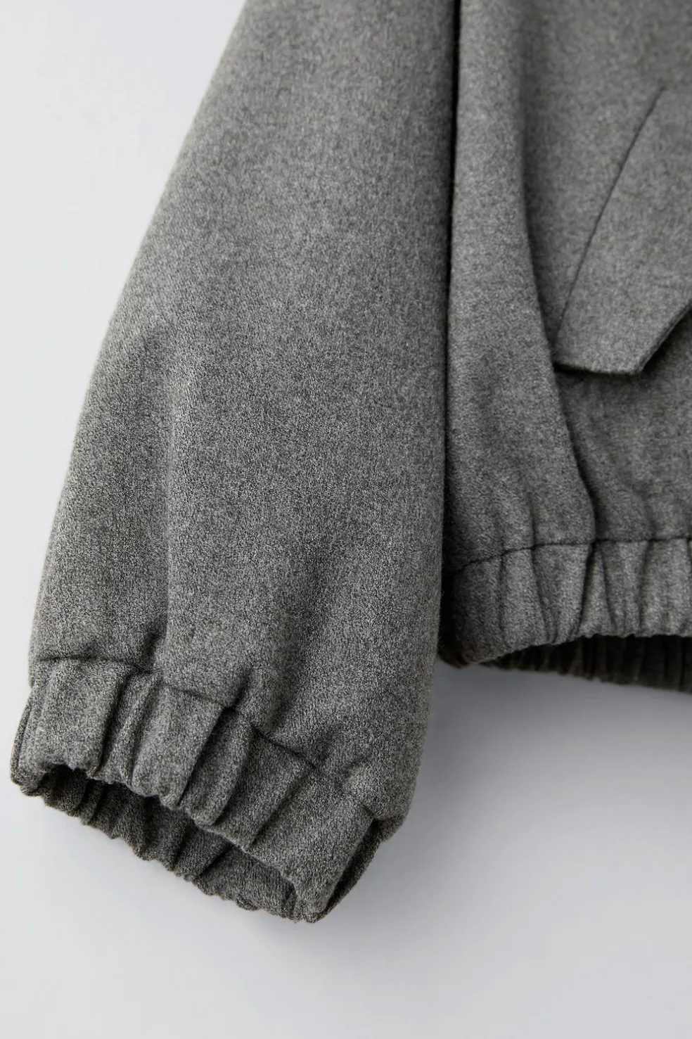 BLUSÃO BOMBER FECHO DE CORRER-ZARA Cheap