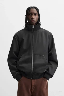 ZARA Blusões^BLUSÃO BOMBER IMPERMEÁVEL Preto