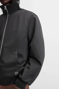 ZARA Blusões^BLUSÃO BOMBER IMPERMEÁVEL Preto