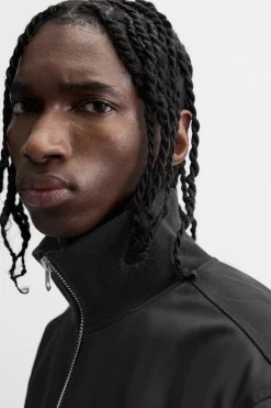 ZARA Blusões^BLUSÃO BOMBER IMPERMEÁVEL Preto