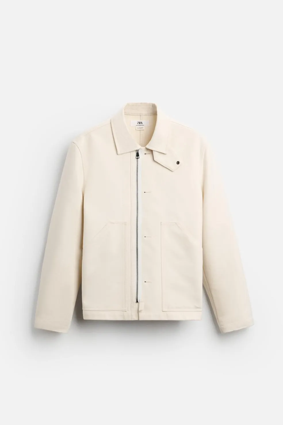 ZARA Blusões^BLUSÃO BOTÕES LIMITED EDITION Cru