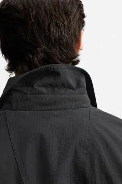 ZARA Blusões^BLUSÃO BOXY FIT COM ESTRUTURA Preto