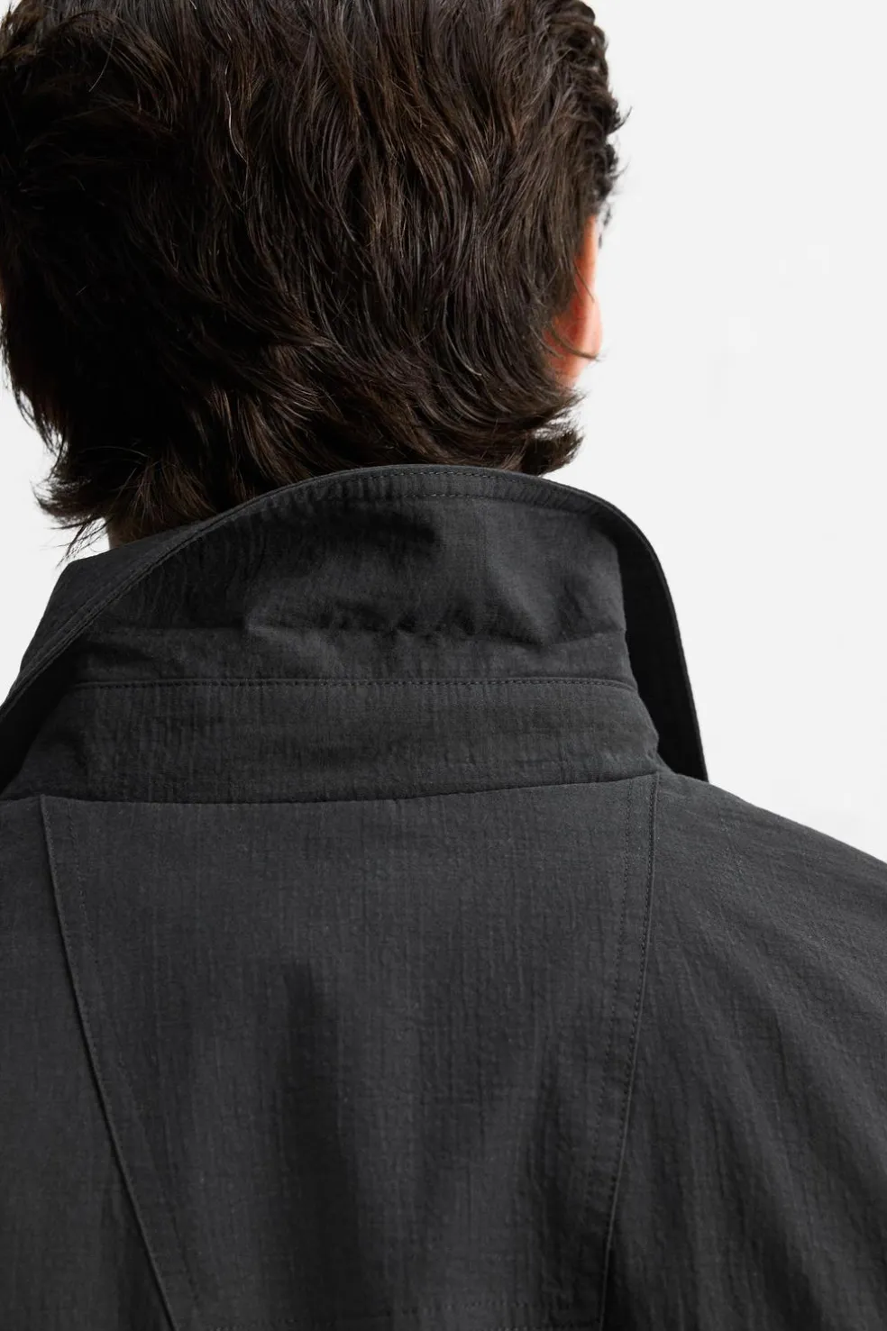 ZARA Blusões^BLUSÃO BOXY FIT COM ESTRUTURA Preto