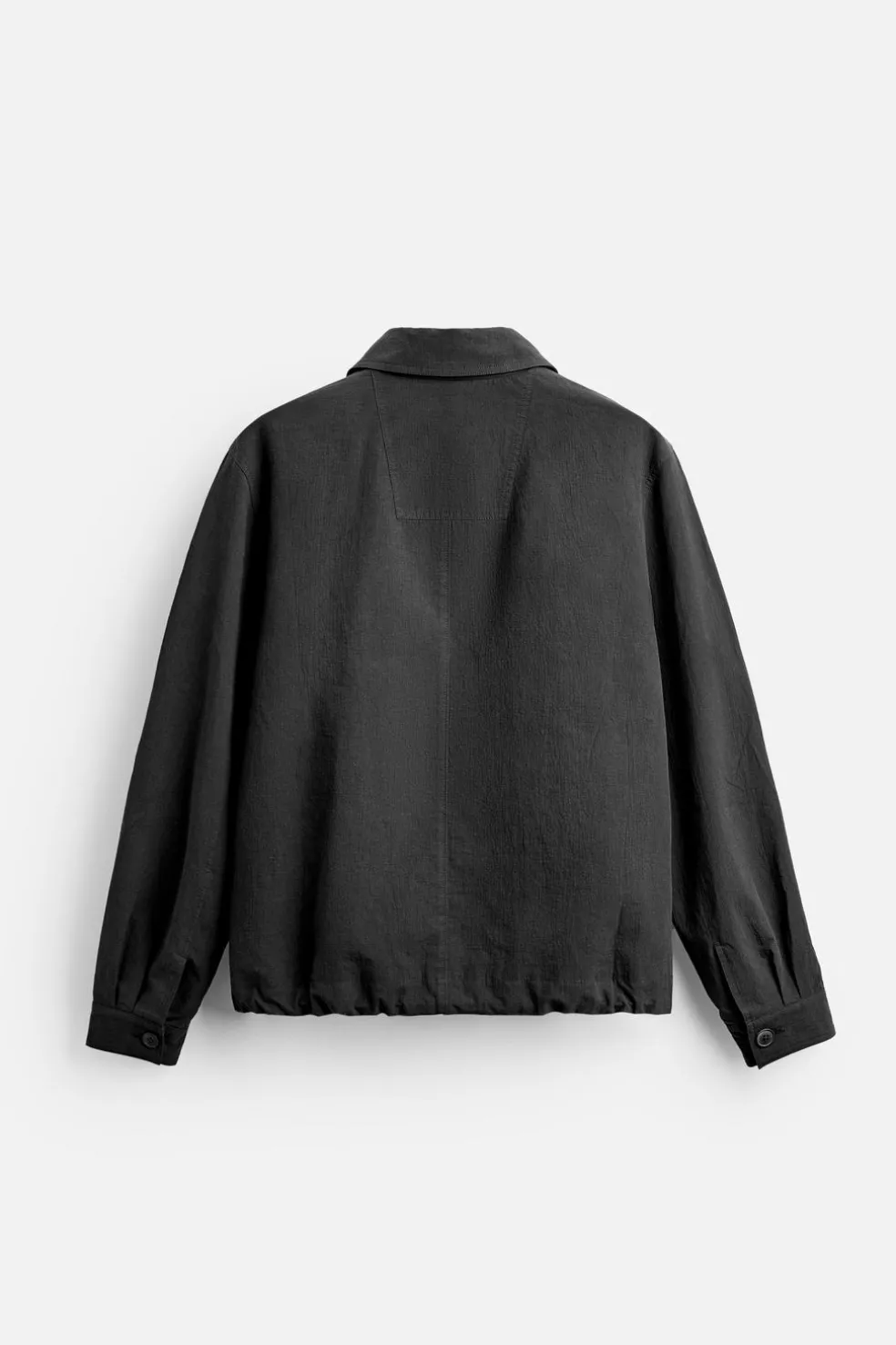 ZARA Blusões^BLUSÃO BOXY FIT COM ESTRUTURA Preto
