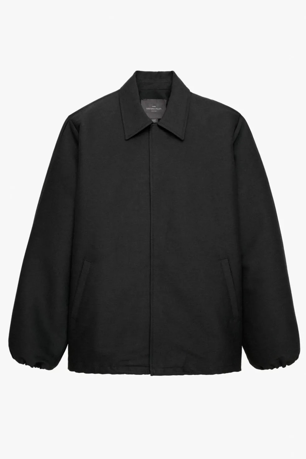ZARA Blusões^BLUSÃO BOXY FIT X STEFANO PILATI Carvão