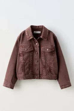 BLUSÃO COM BORDADOS-ZARA Flash Sale