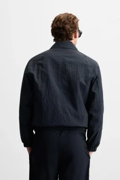 ZARA Blusões^BLUSÃO COM ESTRUTURA Azul-marinho