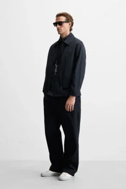 ZARA Blusões^BLUSÃO COM ESTRUTURA Azul-marinho