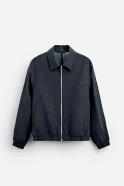 ZARA Blusões^BLUSÃO COM ESTRUTURA Azul-marinho