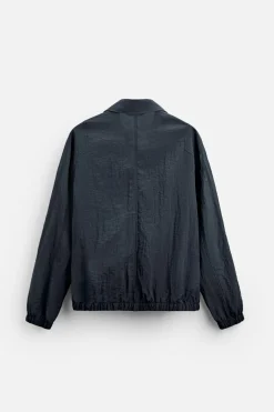 ZARA Blusões^BLUSÃO COM ESTRUTURA Azul-marinho