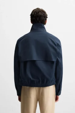 ZARA Blusões^BLUSÃO COM ESTRUTURA Azul-marinho