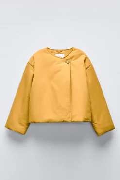 BLUSÃO COM FECHO CRUZADO-ZARA Clearance