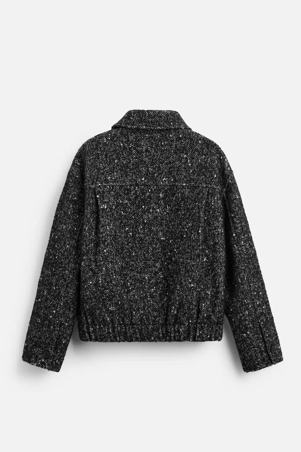 ZARA Vestuário De Inverno|Blusões^BLUSÃO CROPPED FIT ESPIGA Preto