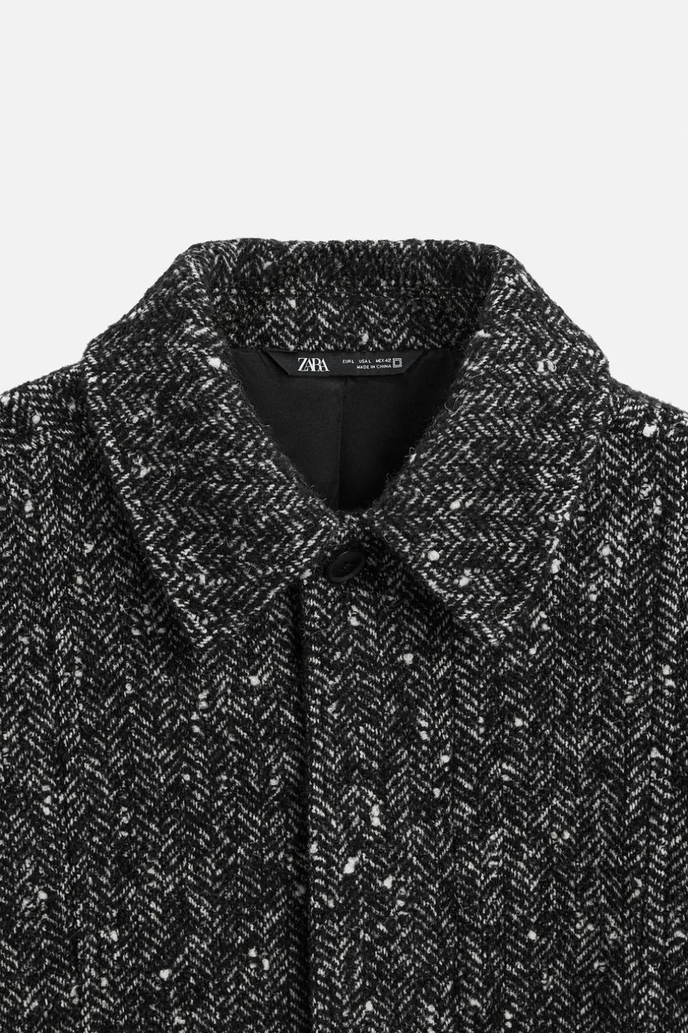 ZARA Vestuário De Inverno|Blusões^BLUSÃO CROPPED FIT ESPIGA Preto