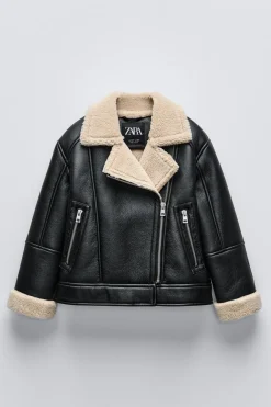 BLUSÃO DE DUPLA FACE-ZARA Fashion