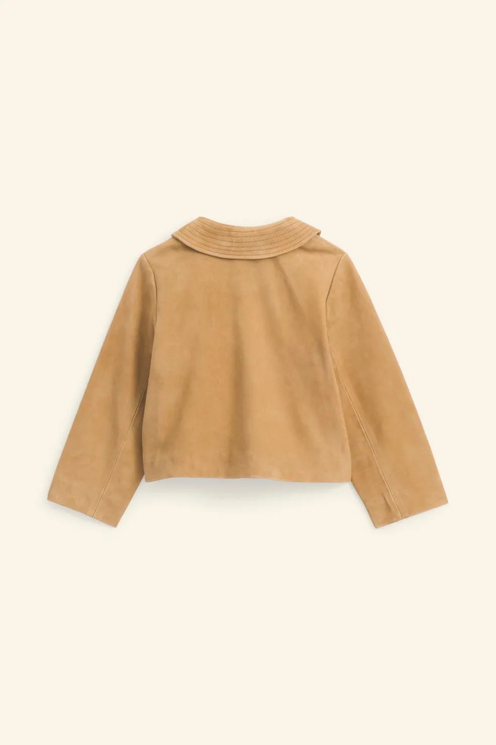 BLUSÃO DE PELE CAMURÇA LIMITED EDITION-ZARA Shop