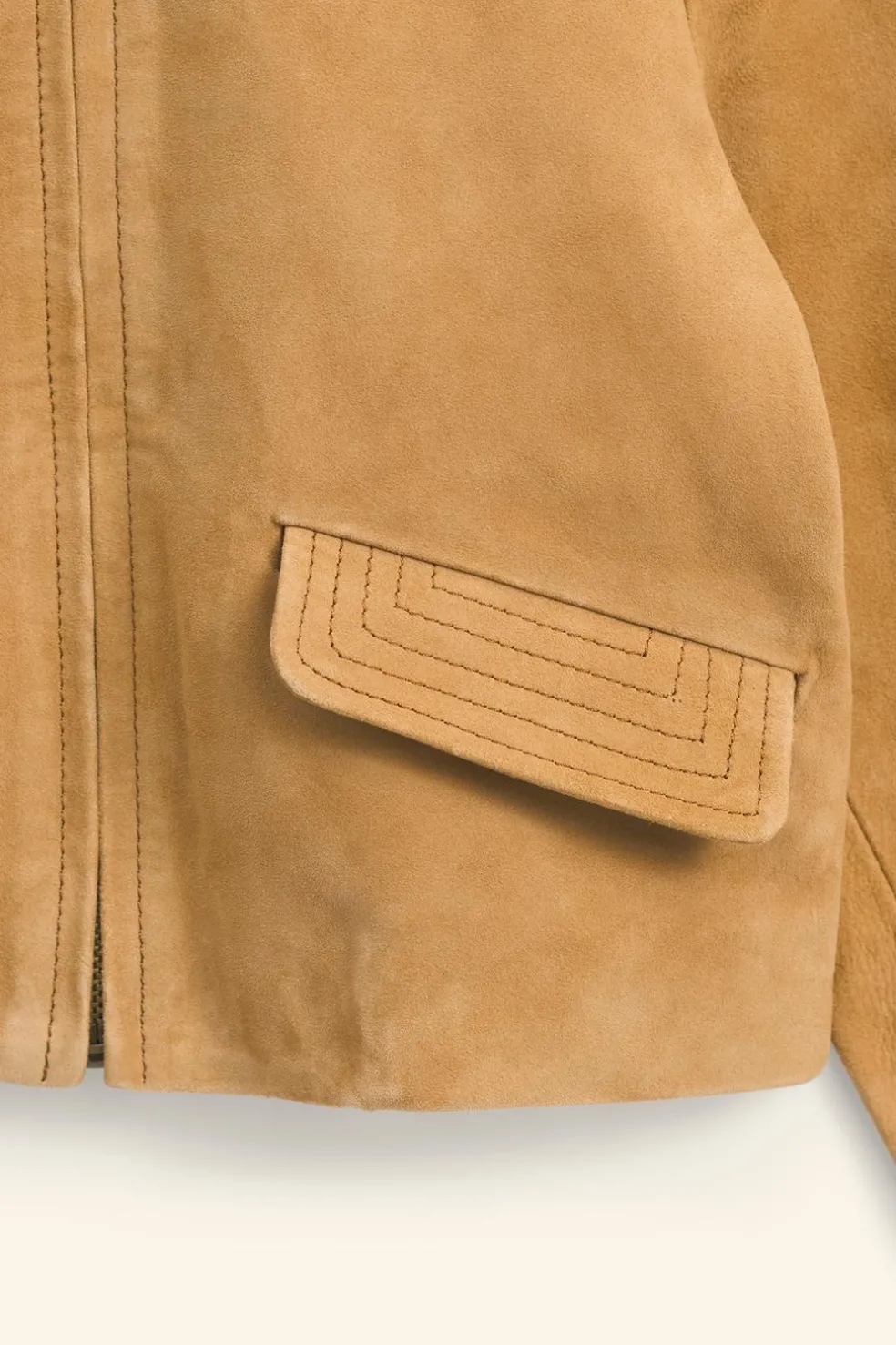 BLUSÃO DE PELE CAMURÇA LIMITED EDITION-ZARA Shop