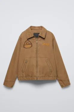 BLUSÃO DE SARJA JEEP ®-ZARA New