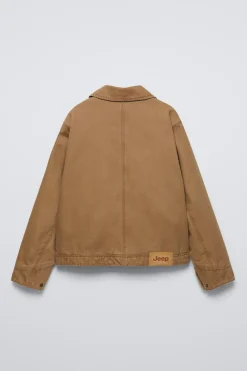 BLUSÃO DE SARJA JEEP ®-ZARA New