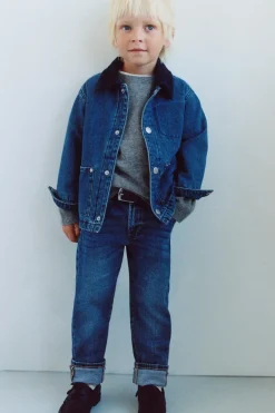 BLUSÃO DENIM ACOLCHOADO-ZARA Outlet