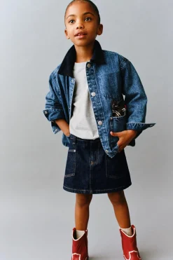 BLUSÃO DENIM ACOLCHOADO-ZARA Outlet