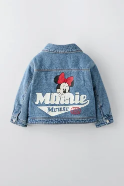 BLUSÃO DENIM ACOLCHOADO MINNIE MOUSE © DISNEY-ZARA Online