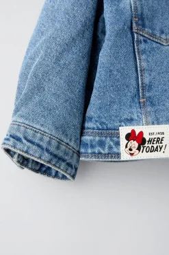 BLUSÃO DENIM ACOLCHOADO MINNIE MOUSE © DISNEY-ZARA Online