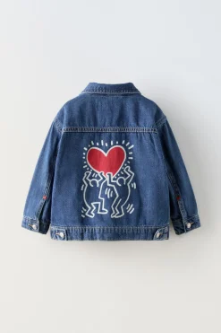 BLUSÃO DENIM KEITH HARING ®-ZARA Discount