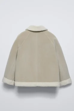 BLUSÃO DUPLA FACE EFEITO DE PELO ENCARACOLADO-ZARA Best