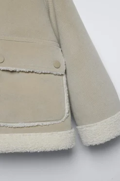 BLUSÃO DUPLA FACE EFEITO DE PELO ENCARACOLADO-ZARA Best
