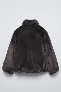 BLUSÃO EFEITO DE PELO-ZARA Discount