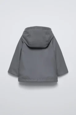 BLUSÃO ENGOMADO WATER RESISTANT-ZARA Shop