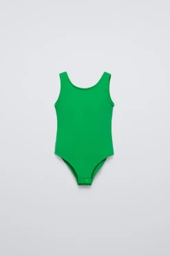 BODY COM DEBRUADOS A CONTRASTAR-ZARA Flash Sale