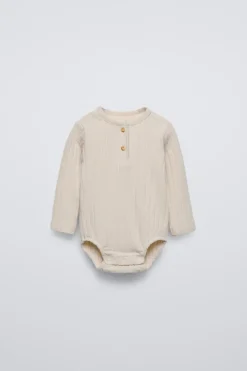 BODY COM NERVURAS DE TATO SUAVE-ZARA Cheap