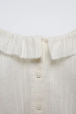 BODY DE DECOTE COM FOLHO-ZARA Store