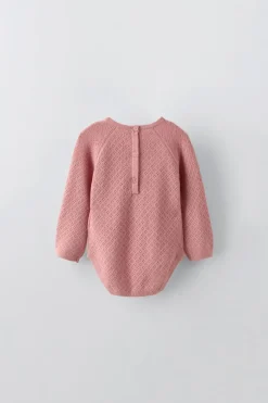 BODY DE MALHA COM LÃ-ZARA Flash Sale