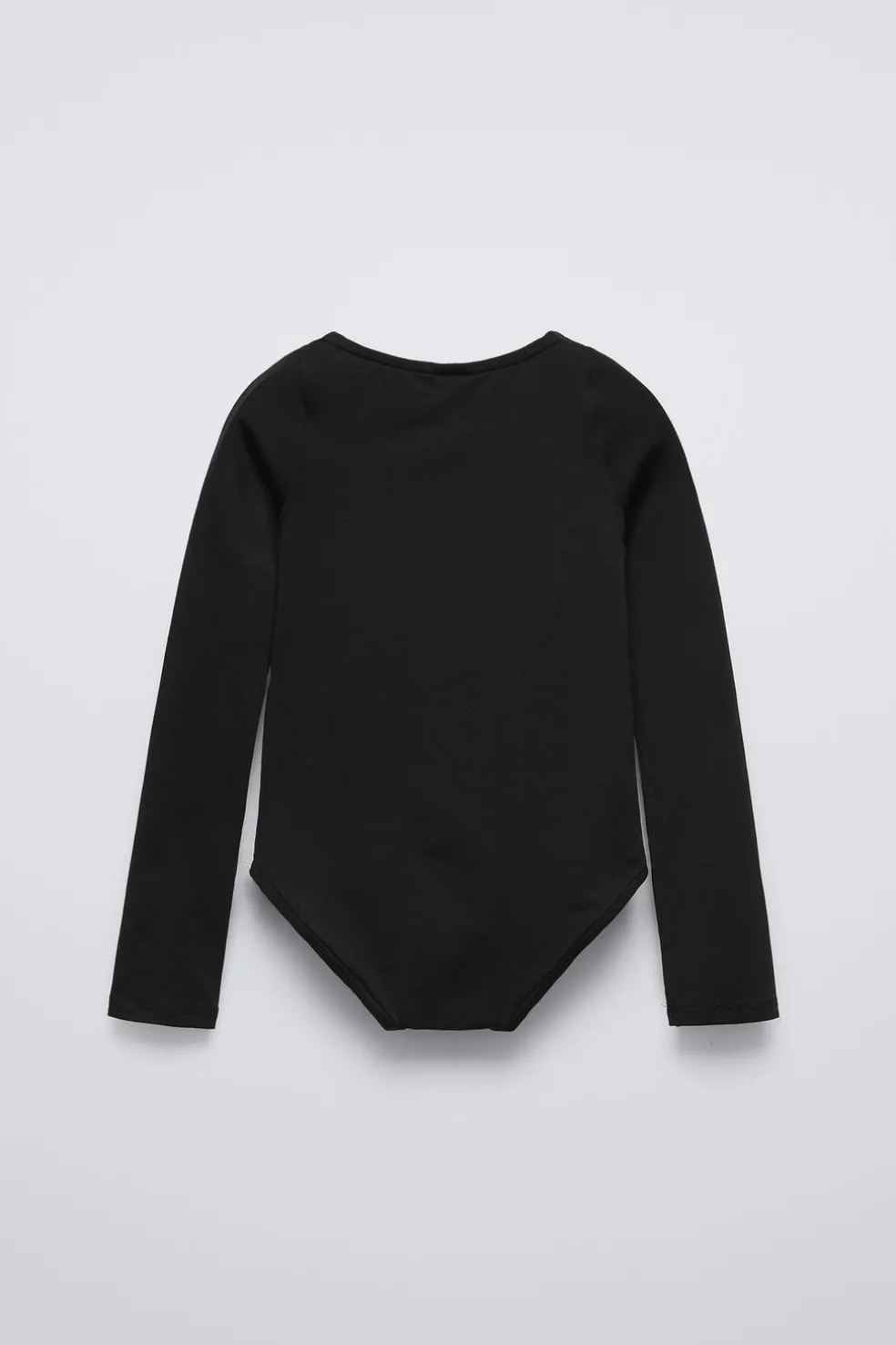 BODY DE POLIAMIDA DE MANGA COMPRIDA-ZARA Online