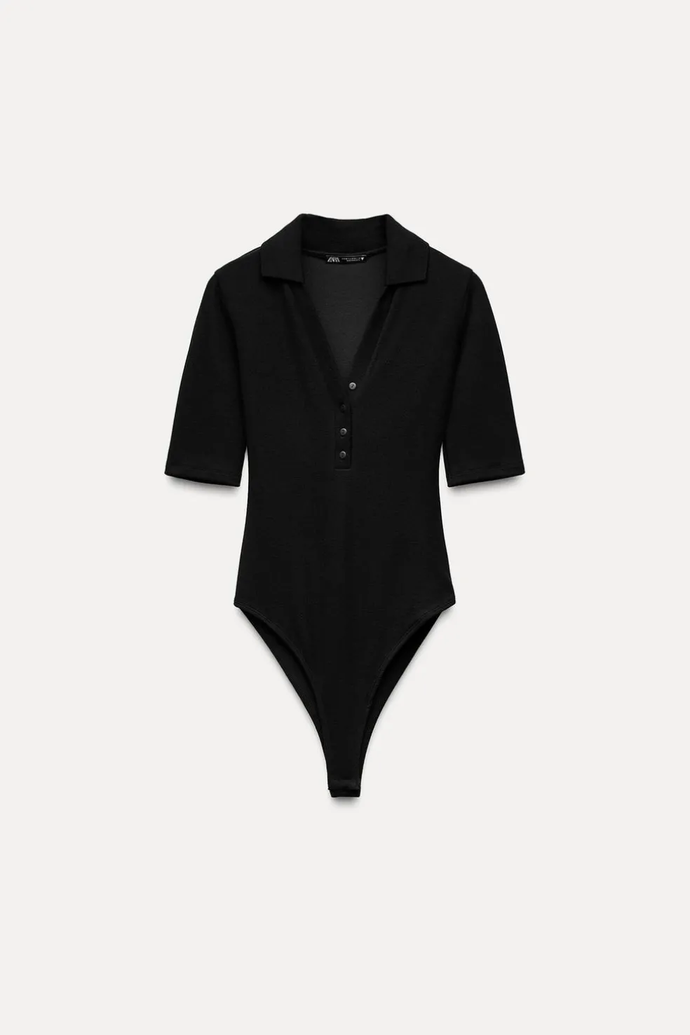 ZARA Tops / Bodies^BODY SOFT INTERLOCK Preto