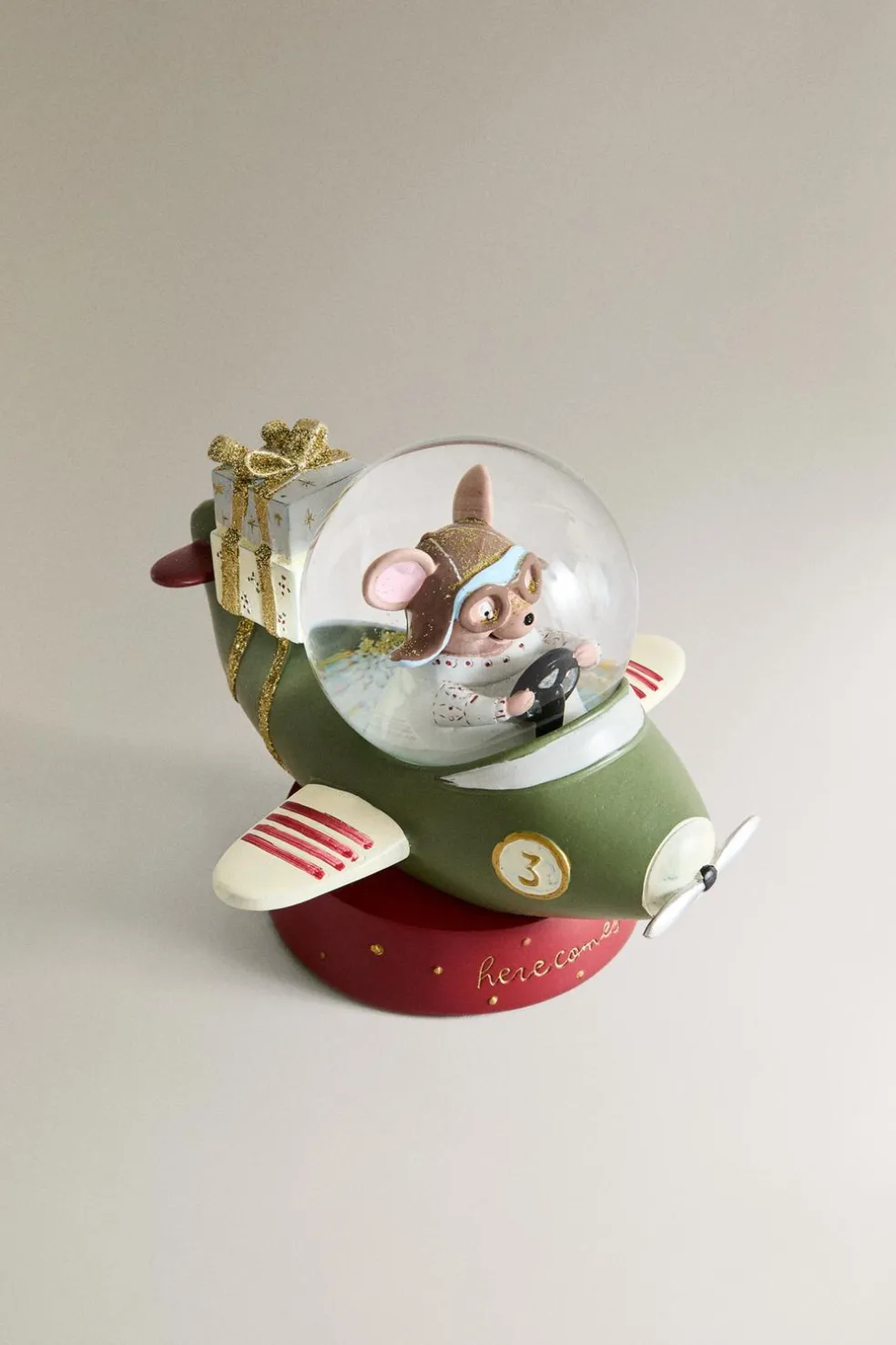 BOLA DE NEVE COM ÁRVORE DE NATAL-ZARA Flash Sale