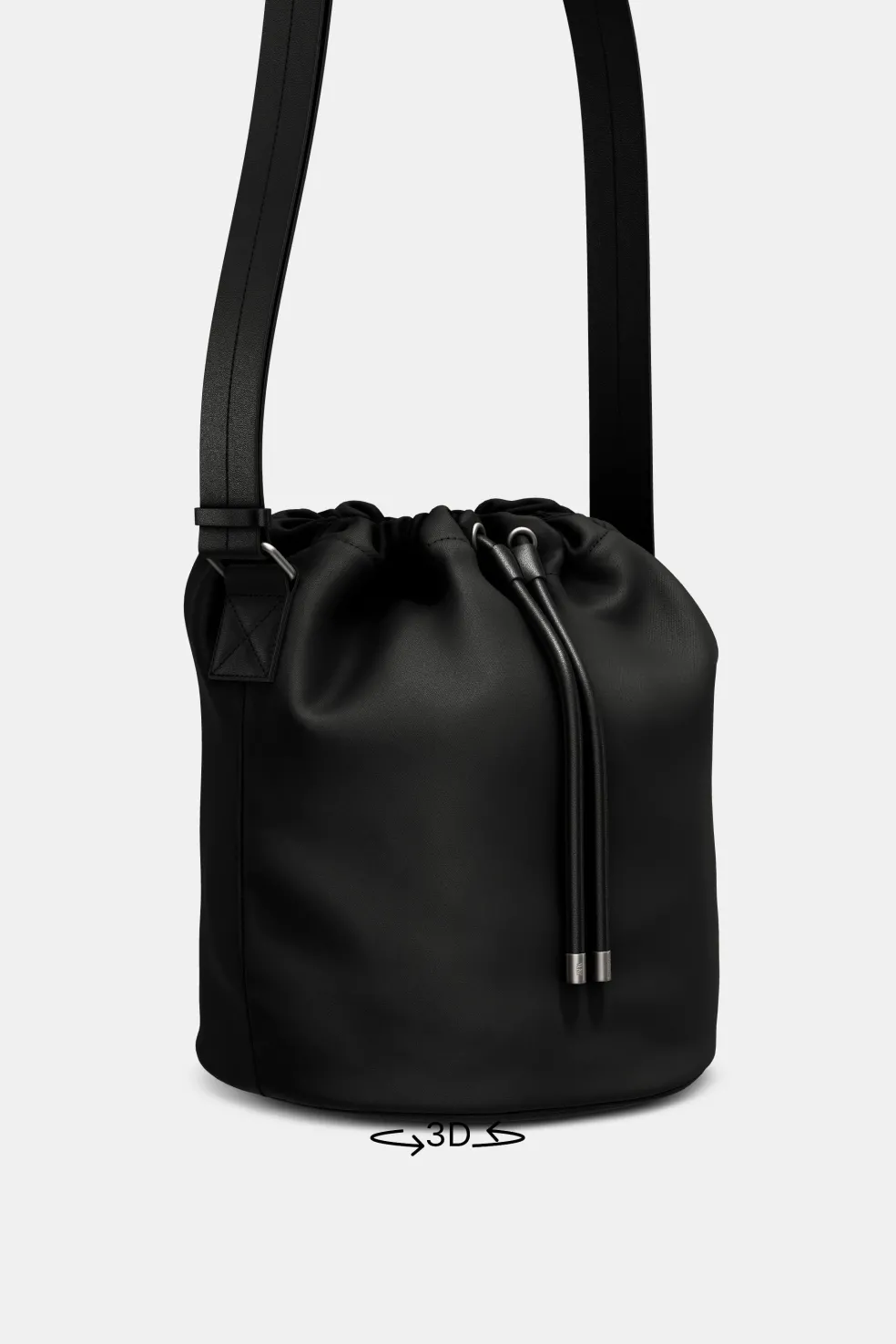 ZARA Malas / Mochilas^BOLSA BALDE X NANUSHKA Preto